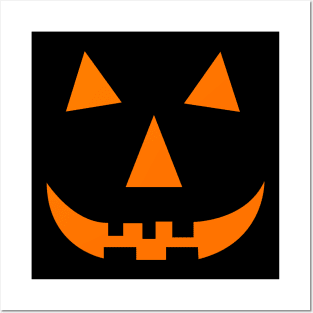 Jack O' Lantern Pumpkin Halloween Design Posters and Art